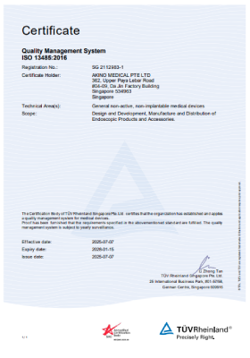 ISO Certificate